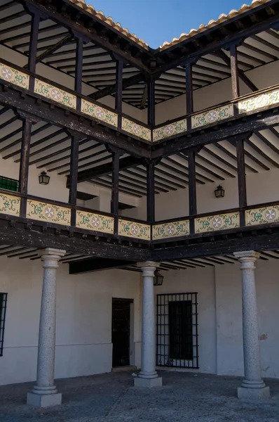 Gallery of Mayor Square from Tembleque, Spain — Stock Photo, Image