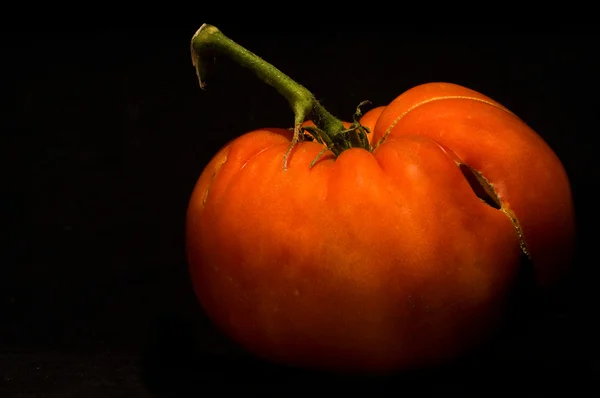 Biologische rijpe tomaat — Stockfoto