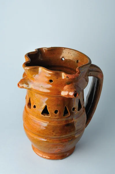 Dzbanek ceramiczny z "la mancha". Hiszpania — Zdjęcie stockowe