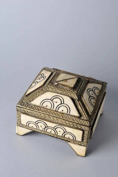 Decorated box from Morocco. — Stock Photo, Image