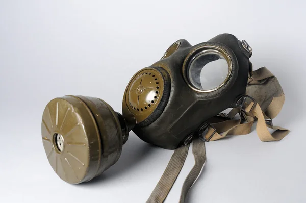 「スペイン内戦」で使用されるチェコのガスマスク " — ストック写真