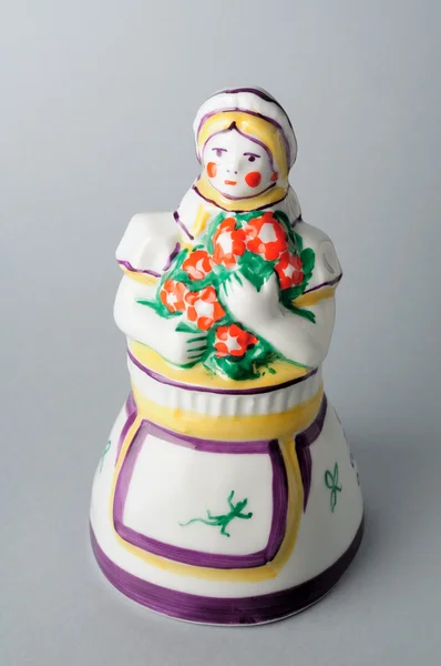 来自 alentejo-葡萄牙陶瓷的女人.figure. — 图库照片