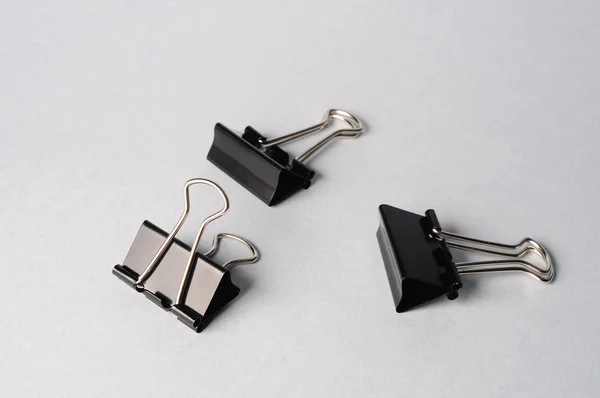 Metalen binder clip. — Stockfoto