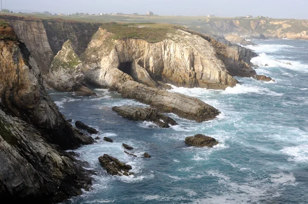 Weergave Cape Blanco (Cantabrische zee) Asturias — Stockfoto