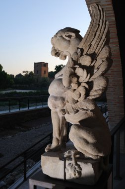 Chimera in Wall of Alcalá de Henares .SPAIN