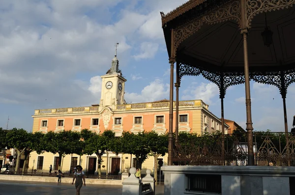 stock image Plaza Cervantes in ALCALA DE HENARES