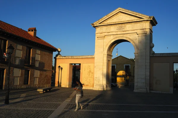 Porta di Madrid (1778) .Alcala de Henares.SPAGNA — Foto Stock