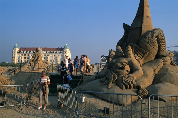 砂ゼーブルッヘ ベルギーの祭り — ストック写真
