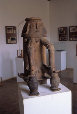 Funerary urn male. MACAPA (AMAZONAS ) BRAZIL clipart