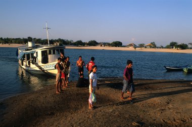 River Tapajos. ALTER DO CHAO . Brazil