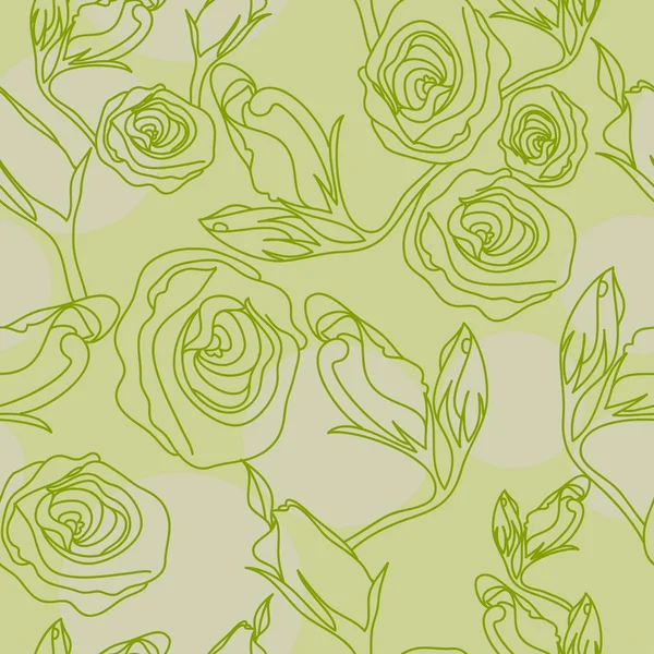 Texture des roses en couleurs vertes — Image vectorielle