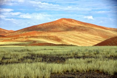 Big orange dune at Sossusvlei Namib Naukluft Park Namibia clipart
