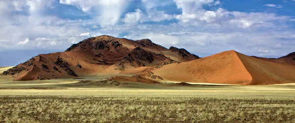 Park namib naukluft v místě zvaném sesriem Namibie — Stock fotografie