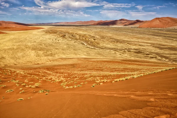 View from the une 45 near sossusvlei & sesriem — Stock Photo, Image