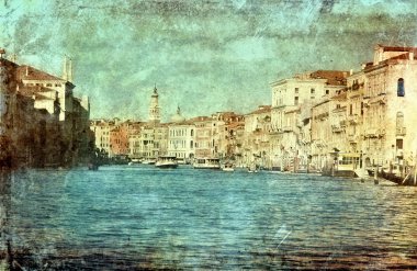 Venedik yılında vintage tarzı