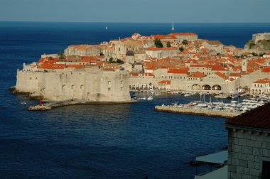 The city of Dubrovnik, Croatia clipart