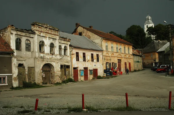 Розия Монтана, красивая старая деревня в Трансильвании — стоковое фото