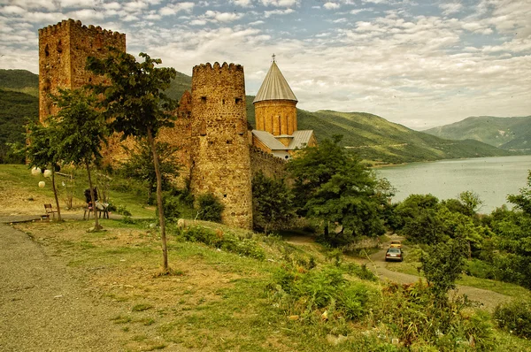 Fästningen av ananuri, Georgien — Stockfoto