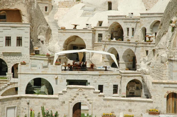 Antike Höhlenstadt in Goreme, Kappadokien — Stockfoto