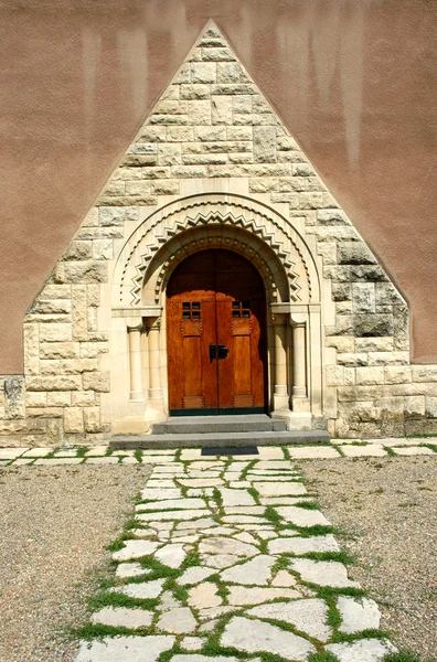 Kilisenin giriş — Stok fotoğraf