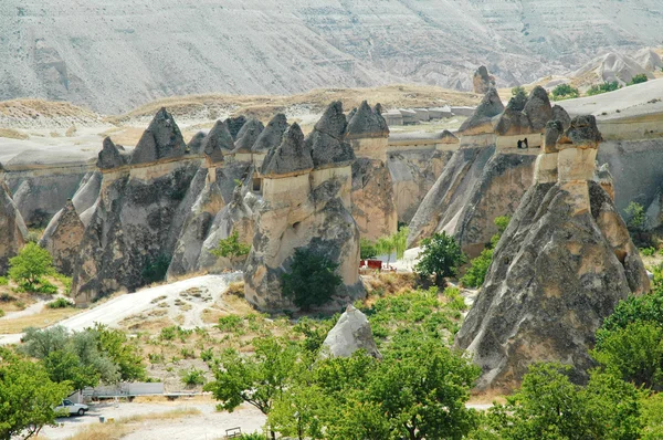 Kolom batu di Kapadokia, Turki — Stok Foto
