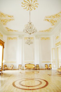 Images of the beautiful interior of the palace. clipart