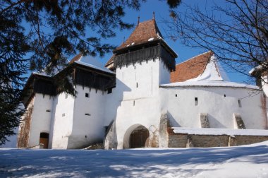 Fortified church of Viscri, Transylvania, Romania clipart