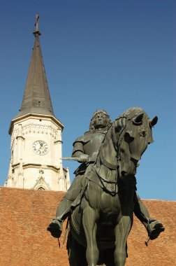 Kral mathias cluj napoca, Transilvanya, heykeli