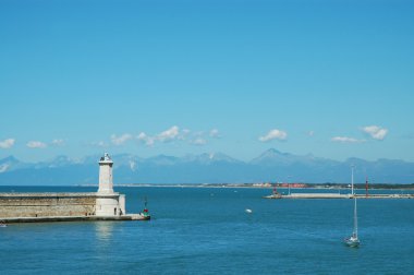 Livorno harbor, İtalya