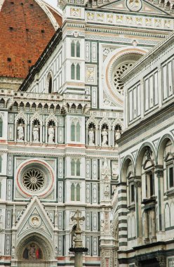 The dome of Florence, architectural details. Italy clipart