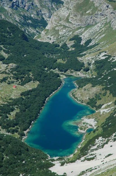 Lake in durmitor nationaal park, montenegro — Stockfoto