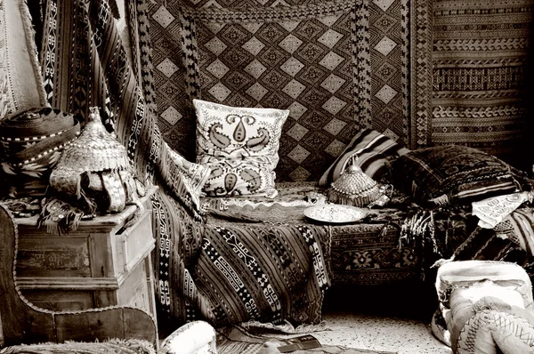Турецкий ковровый магазин, базар — стоковое фото