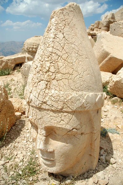 Monumentale god hoofden op nemrut Dağı, Turkije — Stockfoto
