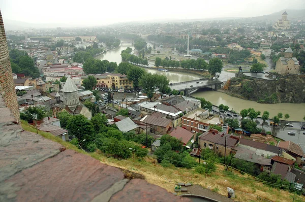 Pochmurny dzień w tbilisi, Gruzja — Zdjęcie stockowe