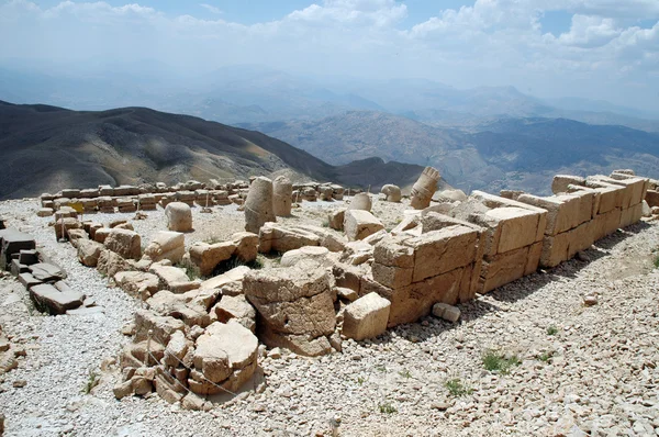 Cabezas de dios monumental en el monte Nemrut, Turquía — Foto de Stock