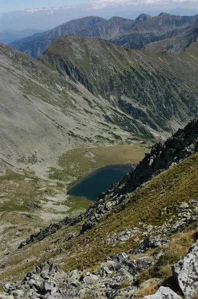 Lake in retezat nationaal park, Roemenië — Stockfoto