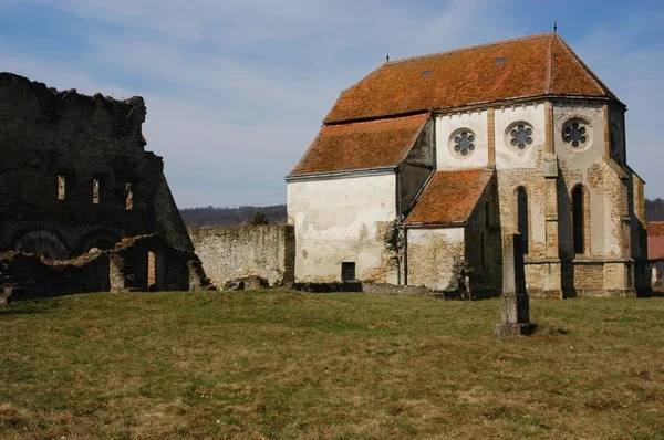 Starý cisterciácký kostel v carta, Sedmihradsko, Rumunsko — Stock fotografie