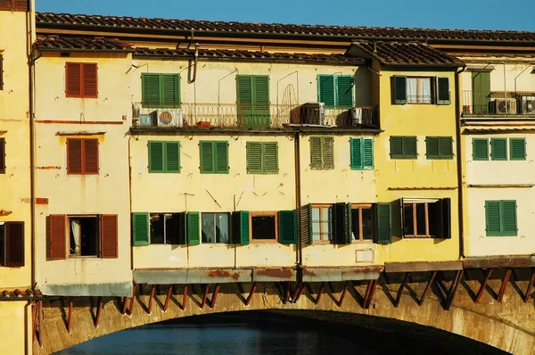 Ponte vecchio we Florencji, Włochy — Zdjęcie stockowe