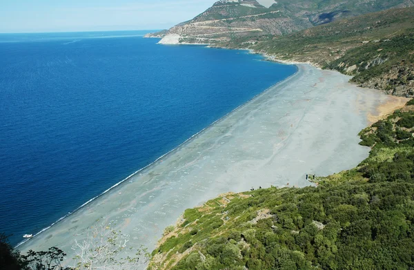 Nonza beach. Korsika — Stockfoto