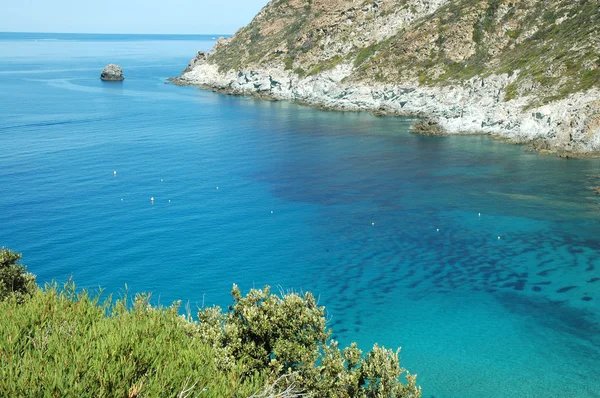 Bella spiaggia in Corsica — Foto Stock