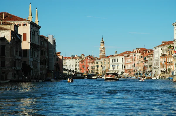 Wielki kanał w Wenecji, Włochy — Zdjęcie stockowe