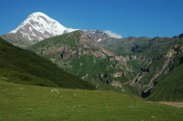 Mount kazbek, Gruzie — Stock fotografie