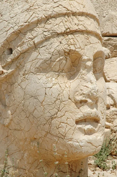 Monumental god heads on mount Nemrut, Turkey — Stock Photo, Image