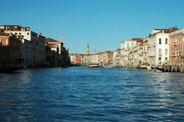 Большой канал в Венеции, — стоковое фото