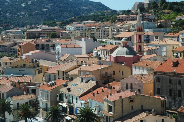 Stadt Calvi, Korsika, Frankreich — Stockfoto