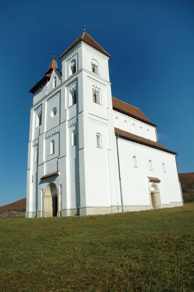 Herina, Romanya ve Romanesk kilise — Stok fotoğraf