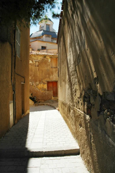 Narrow street of Calvi, Corsica — Stock Photo, Image