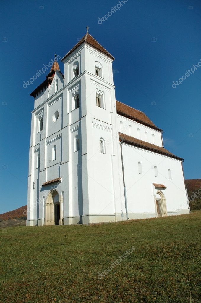 The romanesque church of Herina, Romania