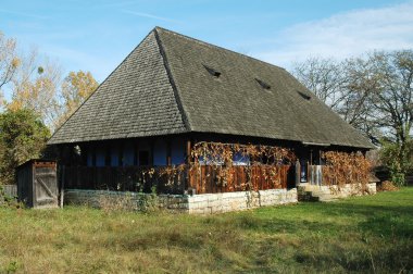 ahşap ev Transylvania'da, Romanya