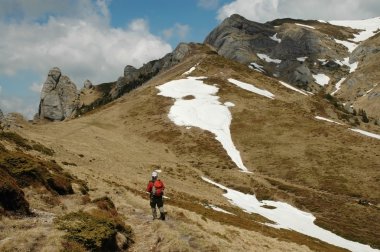 Romanya ciucas dağlarda trekking